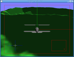 Screenshot of dogfight client